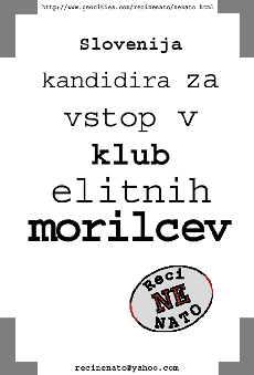Slovenija kandidira za vstop v klub elitnih morilcev
